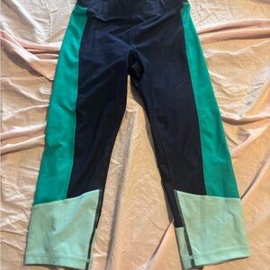 Black and Green Bottoms